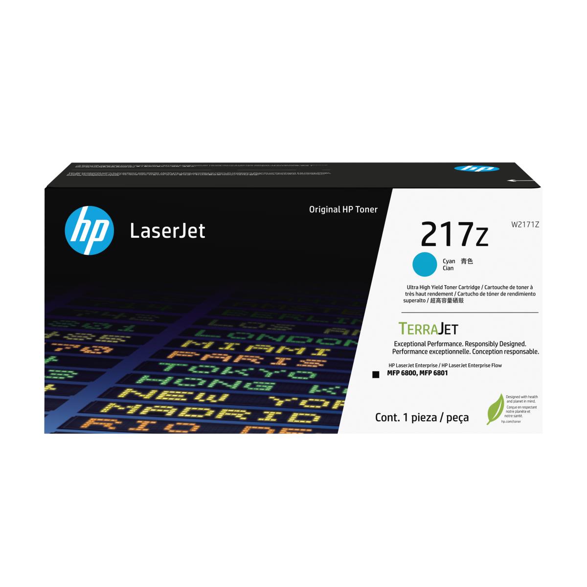 HP 217Z CYN ORIGINAL LASERJET TONER thumbnail