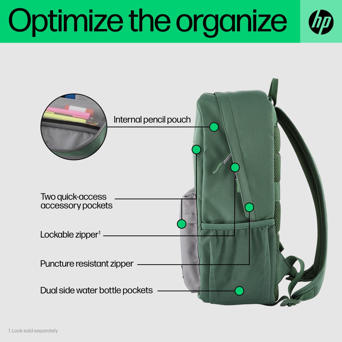 Campus Green Backpack 7K0E4AA thumbnail
