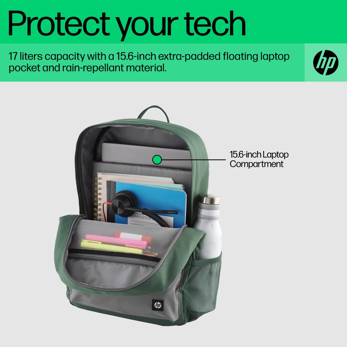 Campus Green Backpack 7K0E4AA thumbnail
