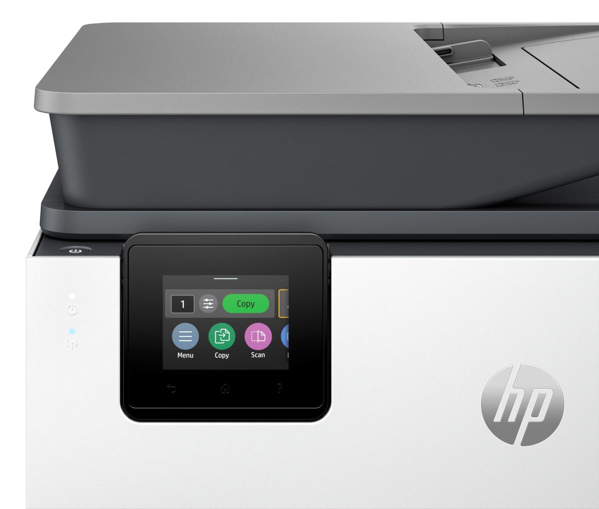 Officejet Pro 9120e All-in-One - Multifunction printer - colour - ink-jet - Legal (216 x 356 mm) (original) - A4/Legal (media) - up to 21 ppm (copying) - up to 22 ppm (printing) - 250 sheets - 33.6 Kbps - USB 2.0, USB 2.0 host, Wi-Fi(ac), Bluetooth, LAN - thumbnail
