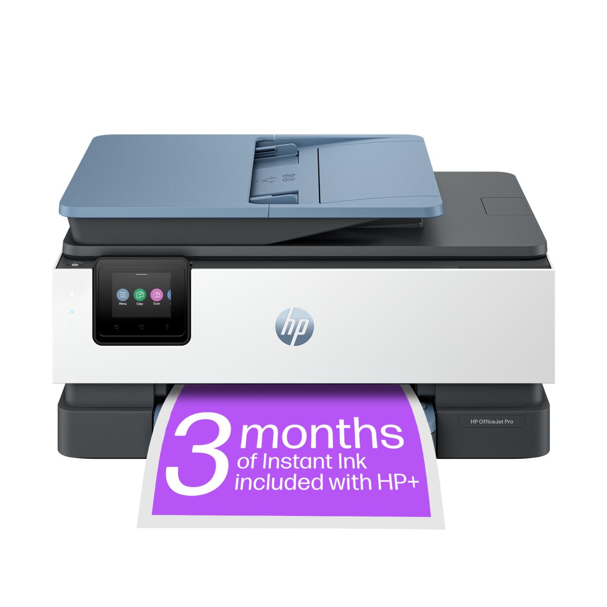 Officejet Pro 8125e All-in-One - Multifunction printer - colour - ink-jet - Legal (216 x 356 mm) (original) - A4/Legal (media) - up to 12 ppm (copying) - up to 20 ppm (printing) - 225 sheets - USB 2.0, Wi-Fi(ac), LAN - dark surf blue thumbnail