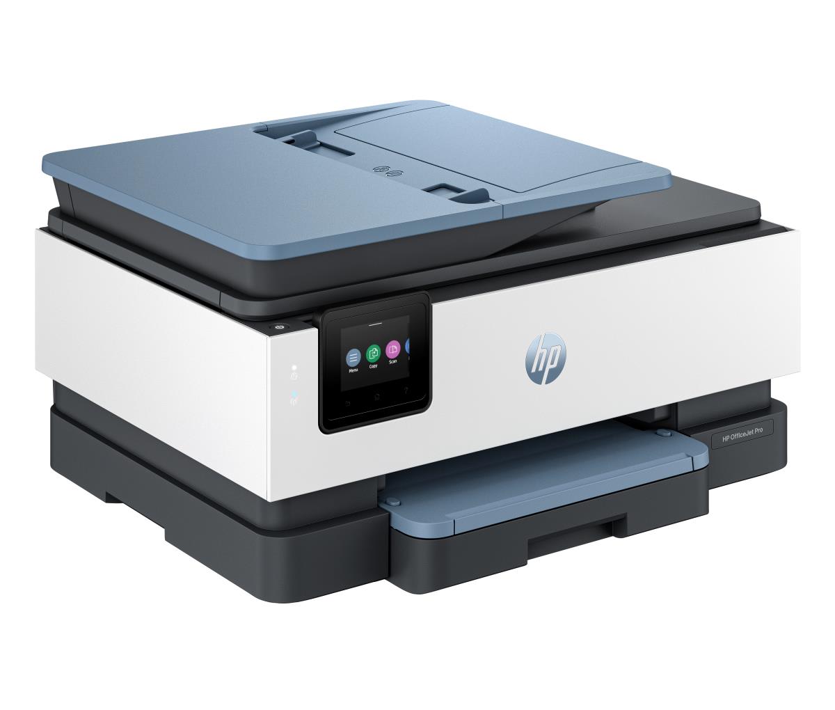 Officejet Pro 8125e All-in-One - Multifunction printer - colour - ink-jet - Legal (216 x 356 mm) (original) - A4/Legal (media) - up to 12 ppm (copying) - up to 20 ppm (printing) - 225 sheets - USB 2.0, Wi-Fi(ac), LAN - dark surf blue thumbnail