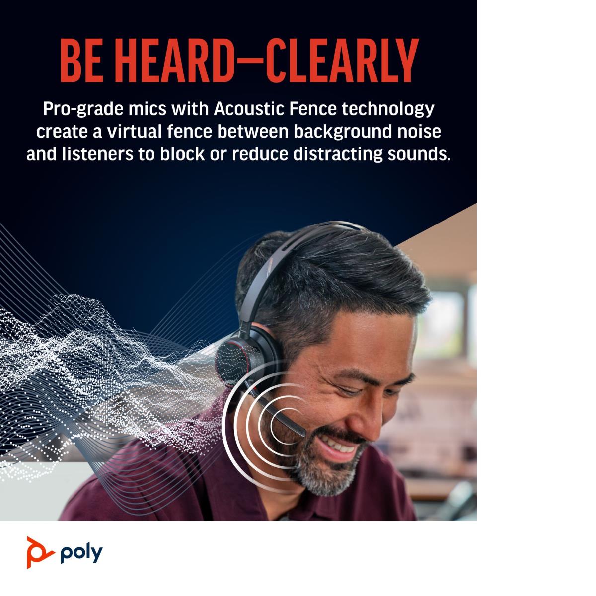 Poly Voyager Focus 2-M - Headset thumbnail