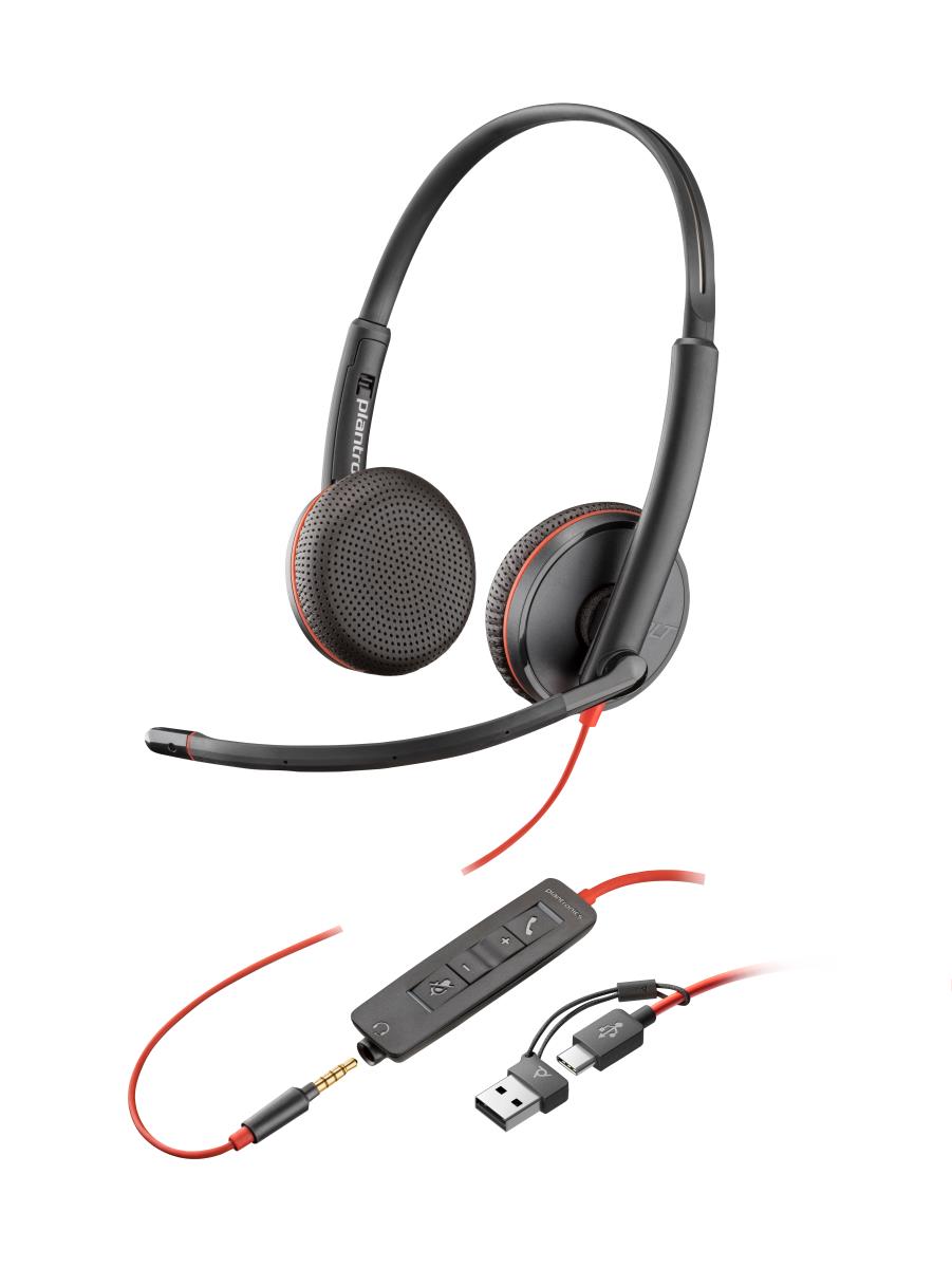 EU Product - Headset Blackwire 3225 Stereo USB-C USBC+3 - Headset - 20 KHz thumbnail