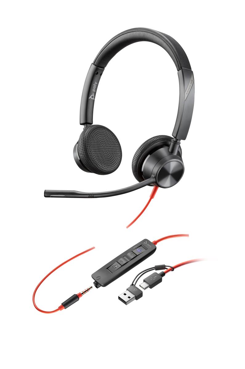 EU Product - Headset Blackwire 3325 USB-C - Headset - 20 KHz thumbnail