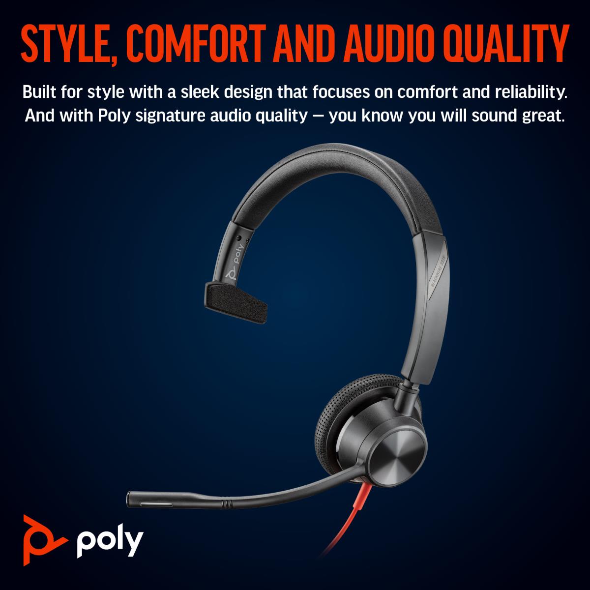 POLY BW3315-M MONAURAL USB-C/A thumbnail