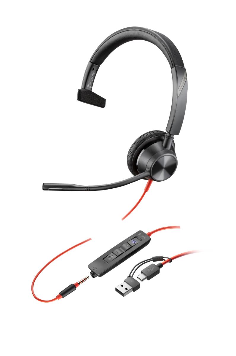POLY BW3315-M MONAURAL USB-C/A thumbnail