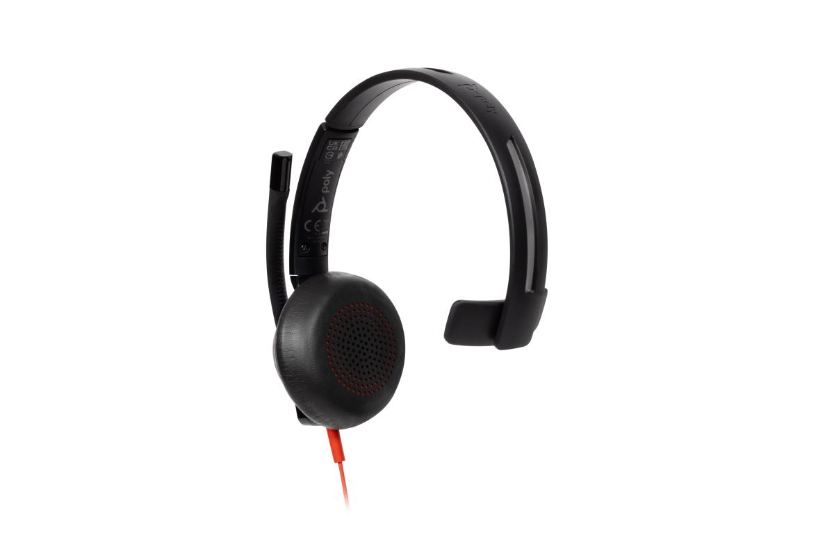Blackwire 5210 USB-C Monaural Headset with 3.5mm Plug + USB-C/A Adapter thumbnail