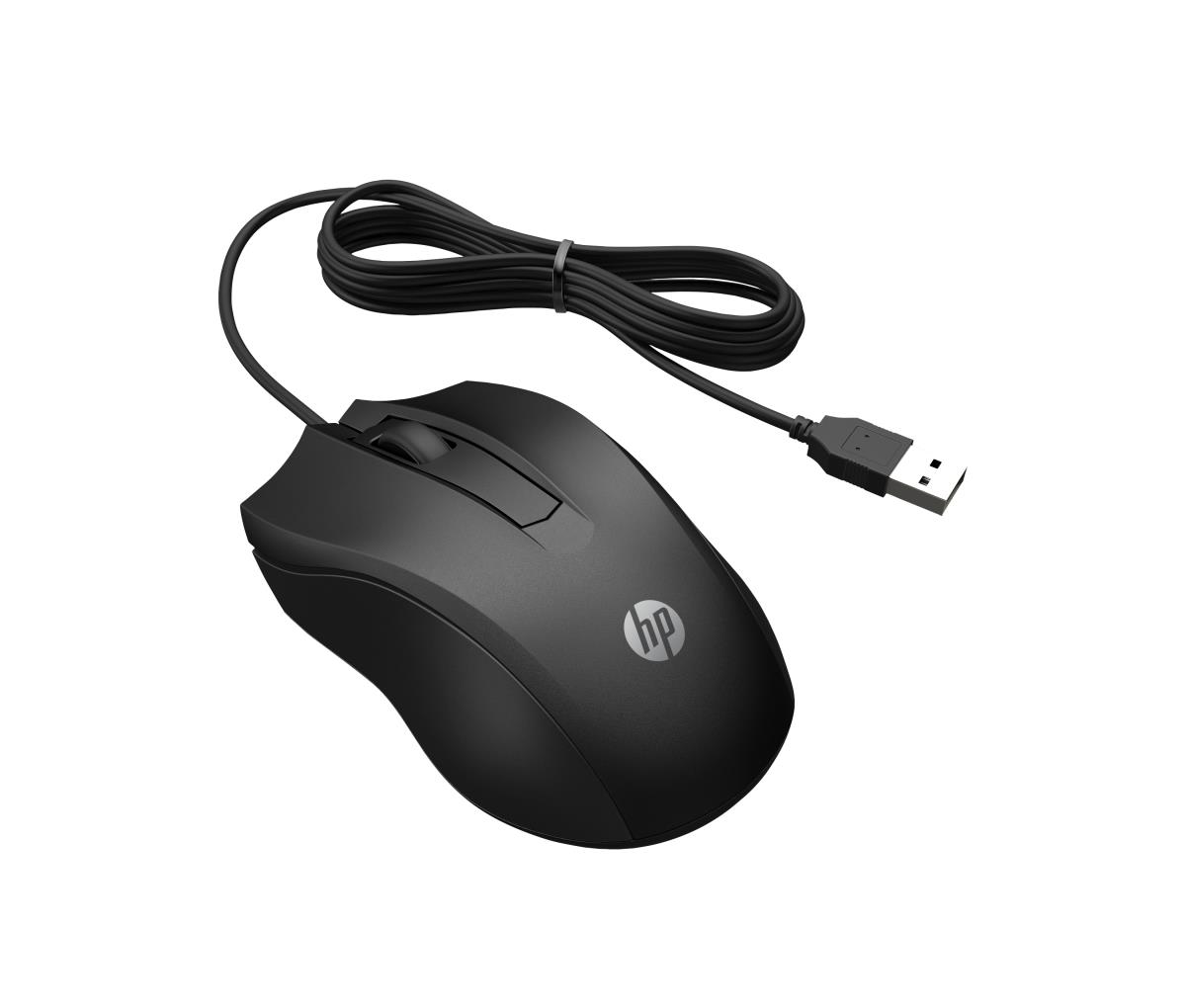 105 - Mouse - right and left-handed - optical - 3 buttons - wired - USB-A - black - Smart Buy thumbnail
