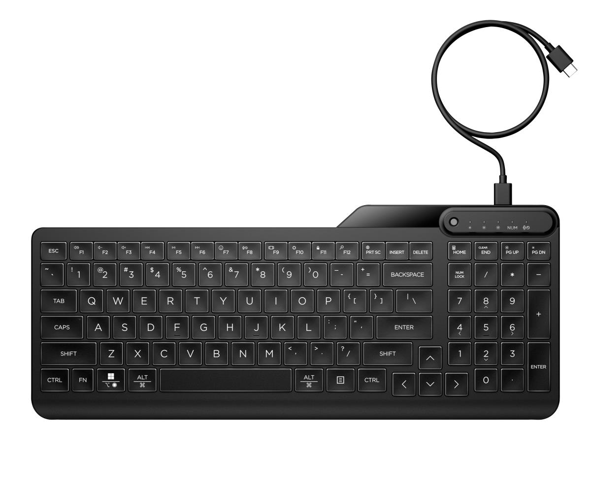 HP 405 MULTI-DEVICE WIRED KEYBOARD thumbnail
