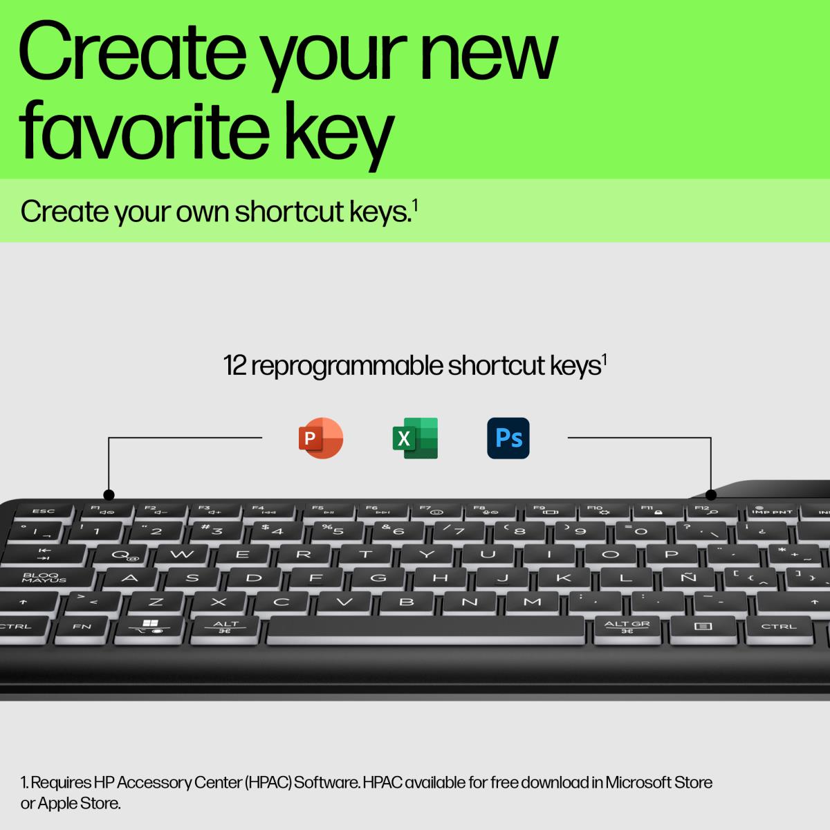 HP 405 MULTI-DEVICE WIRED KEYBOARD thumbnail