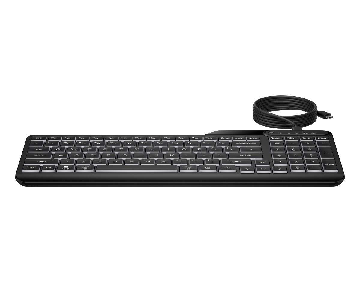 HP 405 MULTI-DEVICE WIRED KEYBOARD thumbnail