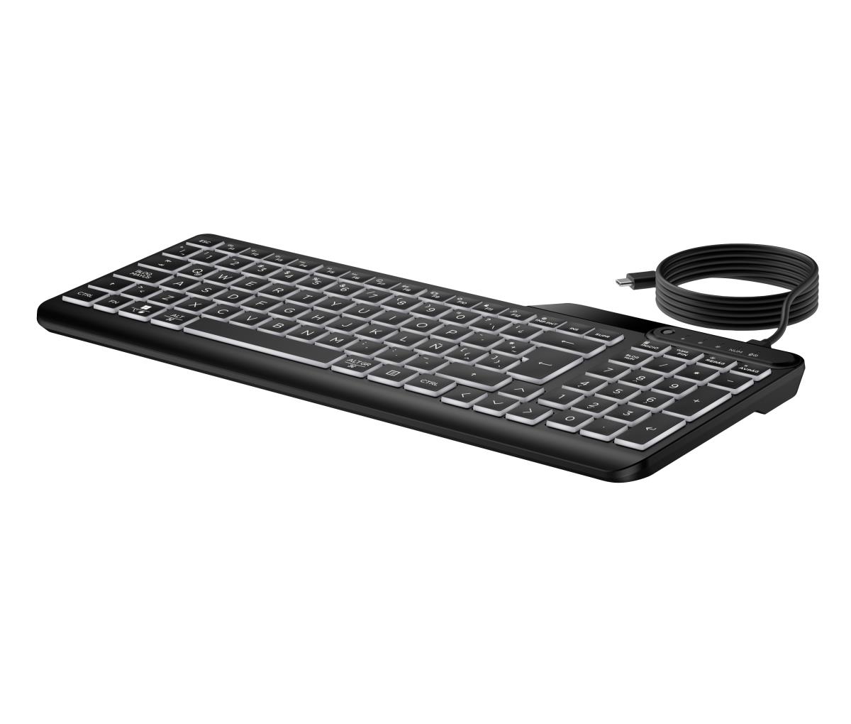 HP 405 MULTI-DEVICE WIRED KEYBOARD thumbnail