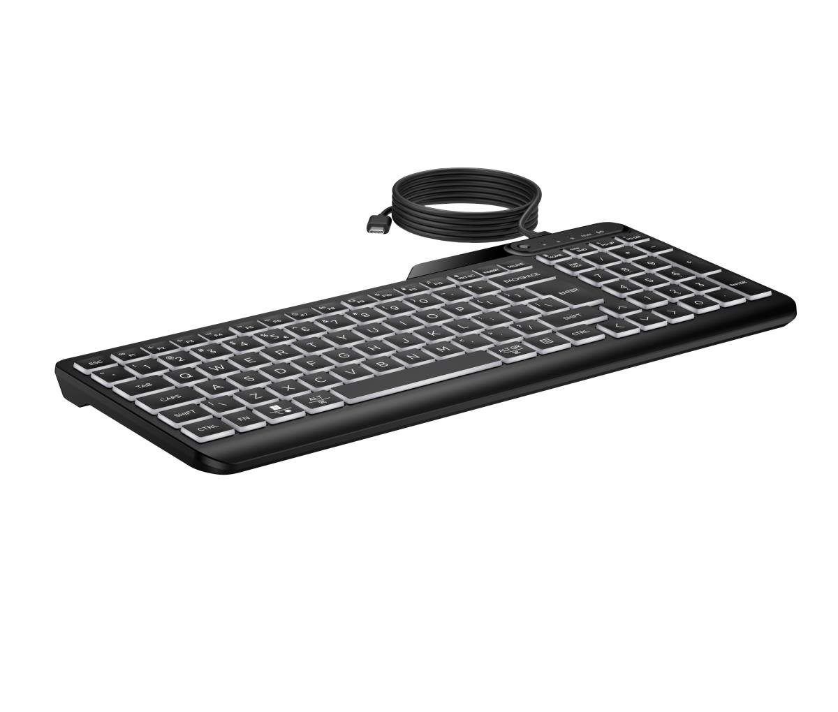 HP 405 MULTI-DEVICE WIRED KEYBOARD thumbnail