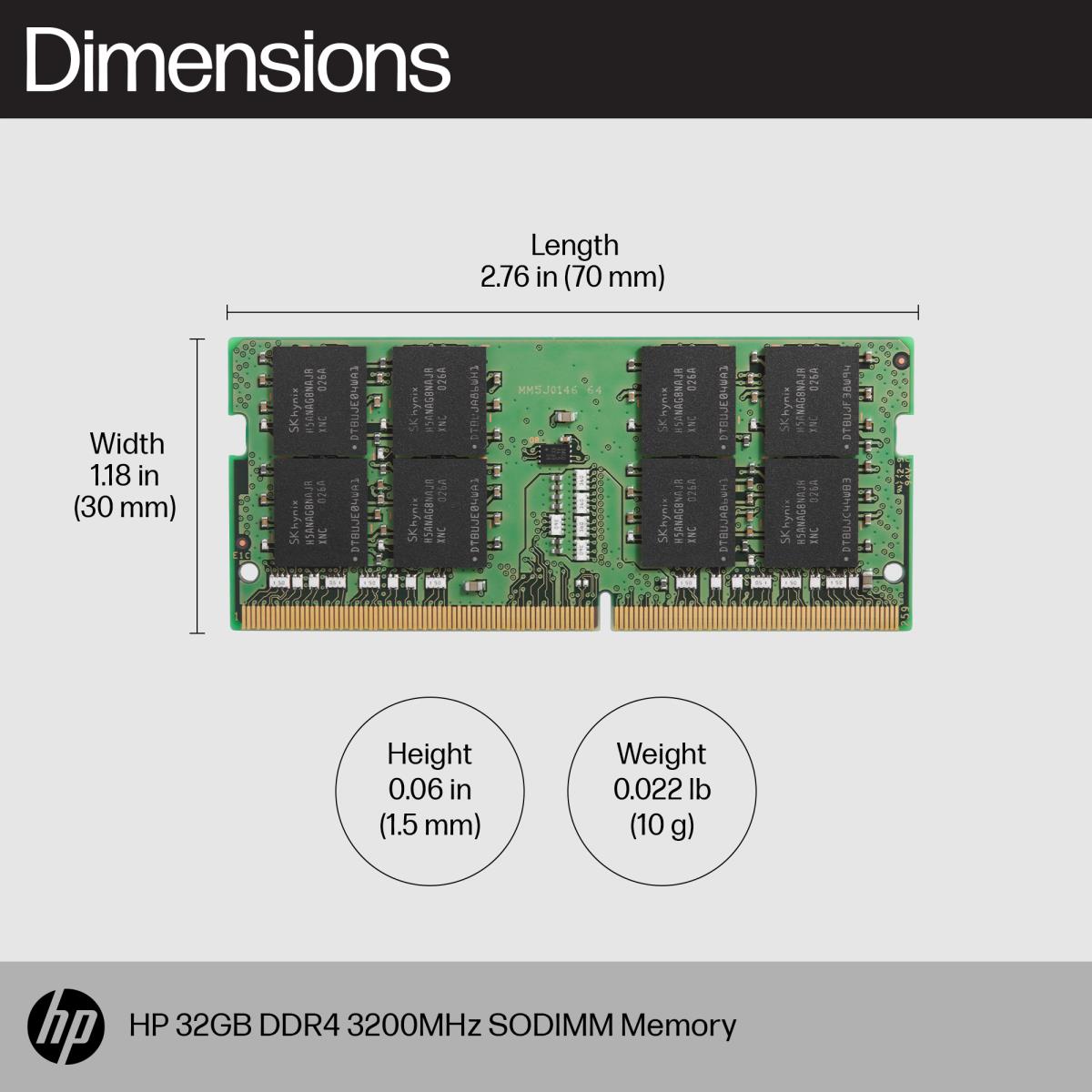 32GB DDR4 3200 SODIMM Memory thumbnail