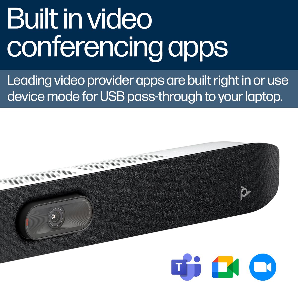 EU Product - Poly Studio X32 All-In-One Video Bar - Network Camera thumbnail