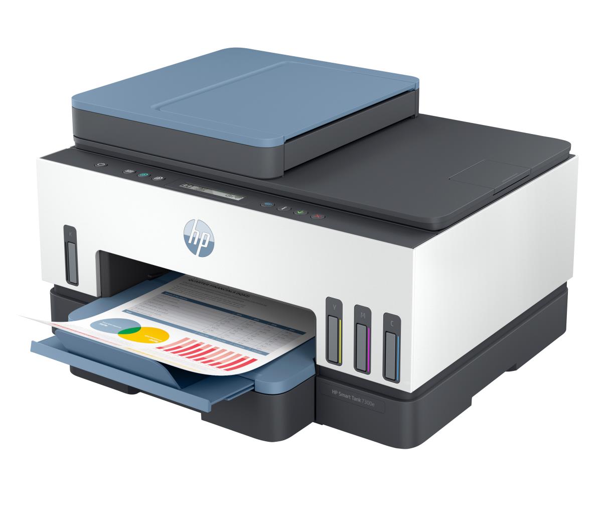 Smart Tank 7308 All-in-One - Multifunction printer - colour - ink-jet - refillable - Legal (216 x 356 mm) (original) - A4/Legal (media) - up to 13 ppm (copying) - up to 15 ppm (printing) - 250 sheets - USB 2.0, Wi-Fi(n), LAN thumbnail