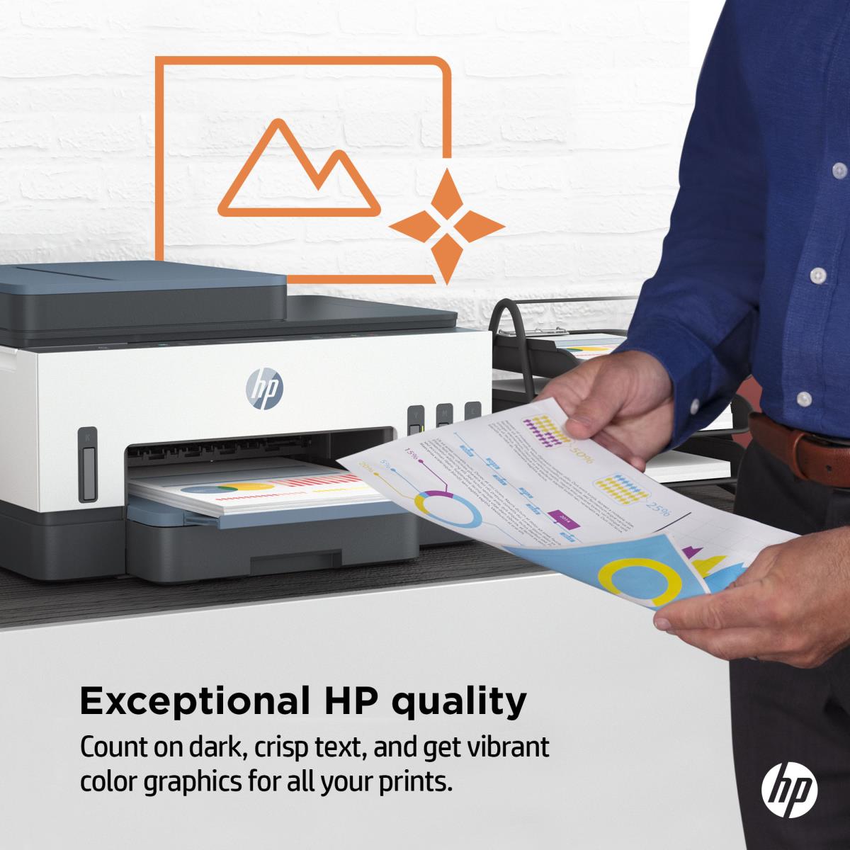 Smart Tank 7308 All-in-One - Multifunction printer - colour - ink-jet - refillable - Legal (216 x 356 mm) (original) - A4/Legal (media) - up to 13 ppm (copying) - up to 15 ppm (printing) - 250 sheets - USB 2.0, Wi-Fi(n), LAN thumbnail