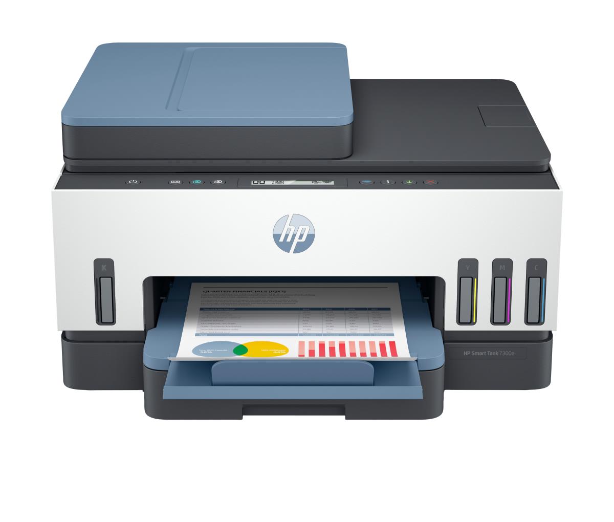 Smart Tank 7308 All-in-One - Multifunction printer - colour - ink-jet - refillable - Legal (216 x 356 mm) (original) - A4/Legal (media) - up to 13 ppm (copying) - up to 15 ppm (printing) - 250 sheets - USB 2.0, Wi-Fi(n), LAN thumbnail