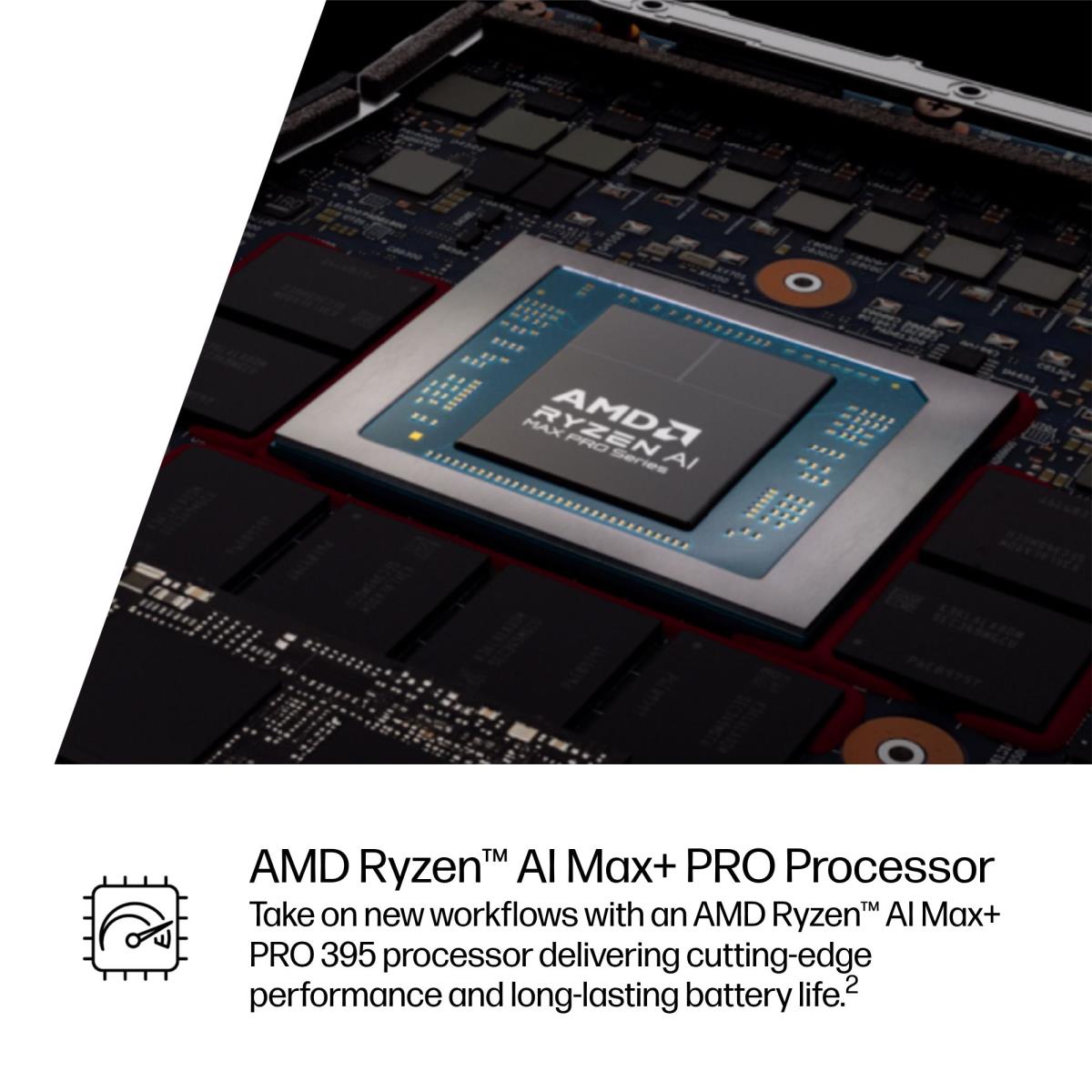 ZBook Ultra G1a Mobile Workstation - Copilot+ PC, AI PC, AI Workstation - AMD Ryzen AI Max+ Pro - 395 / up to 5.1 GHz - Win 11 Pro - Radeon Graphics - 64 GB RAM - 1 TB SSD NVMe, TLC - 14