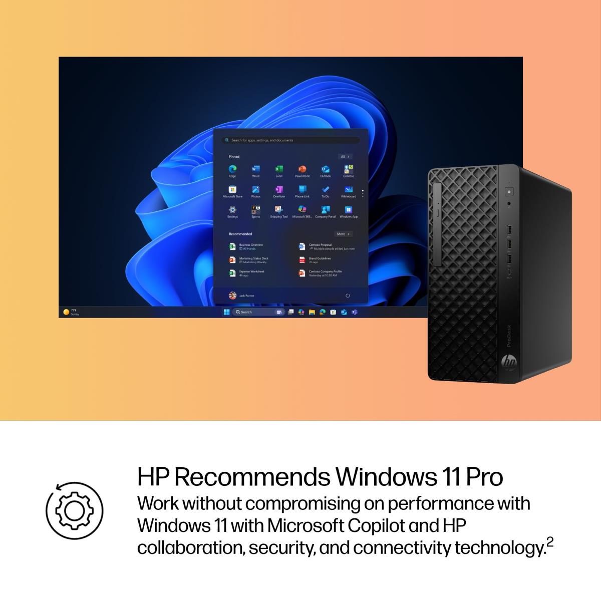 ProDesk 4 Tower G1i Desktop AI PC  Wolf Pro Security Edition thumbnail