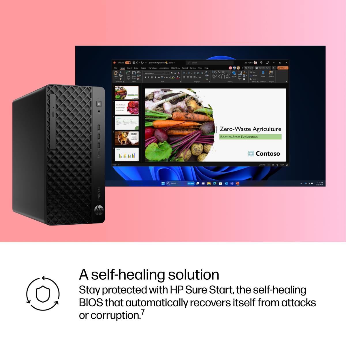 ProDesk 4 Tower G1i Desktop AI PC  Wolf Pro Security Edition thumbnail