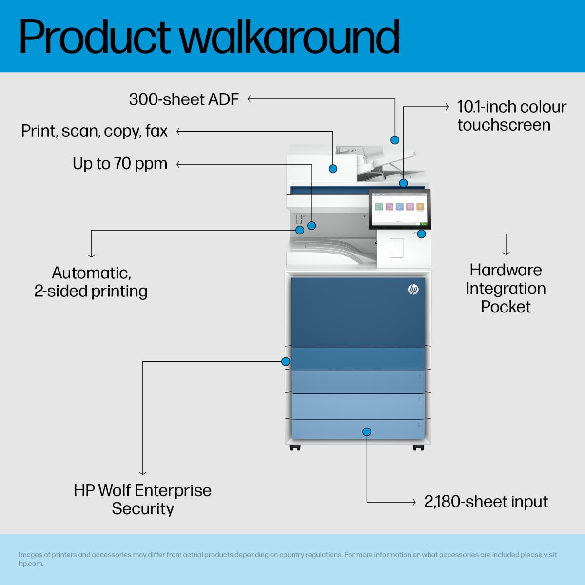 HP LASERJET ENT MFP 8601DN PRINTER thumbnail