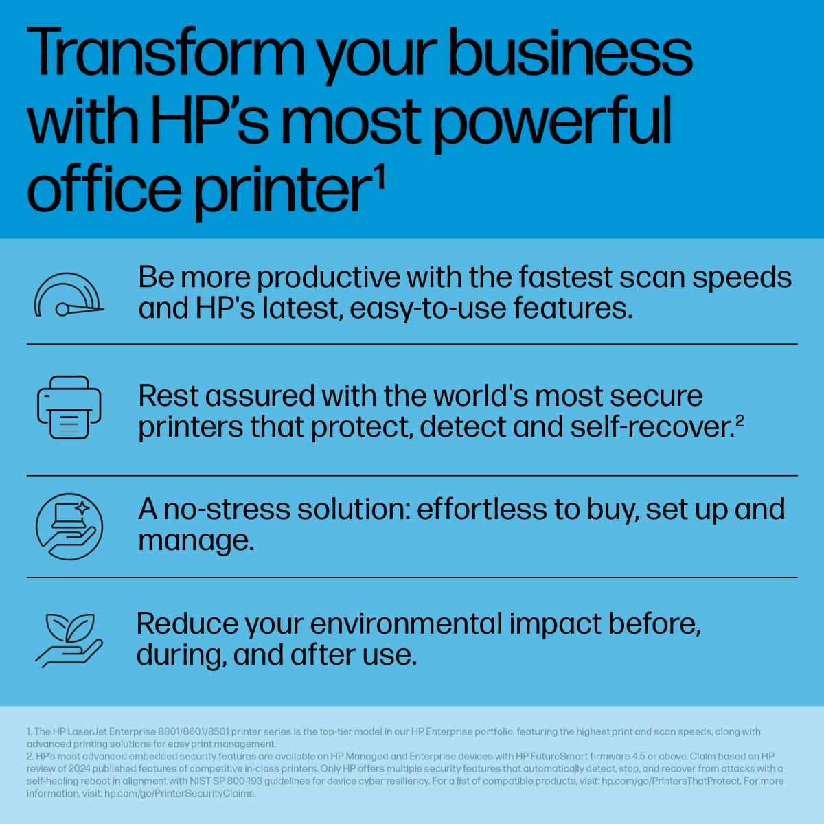 HP LASERJET ENT MFP 8601DN PRINTER thumbnail