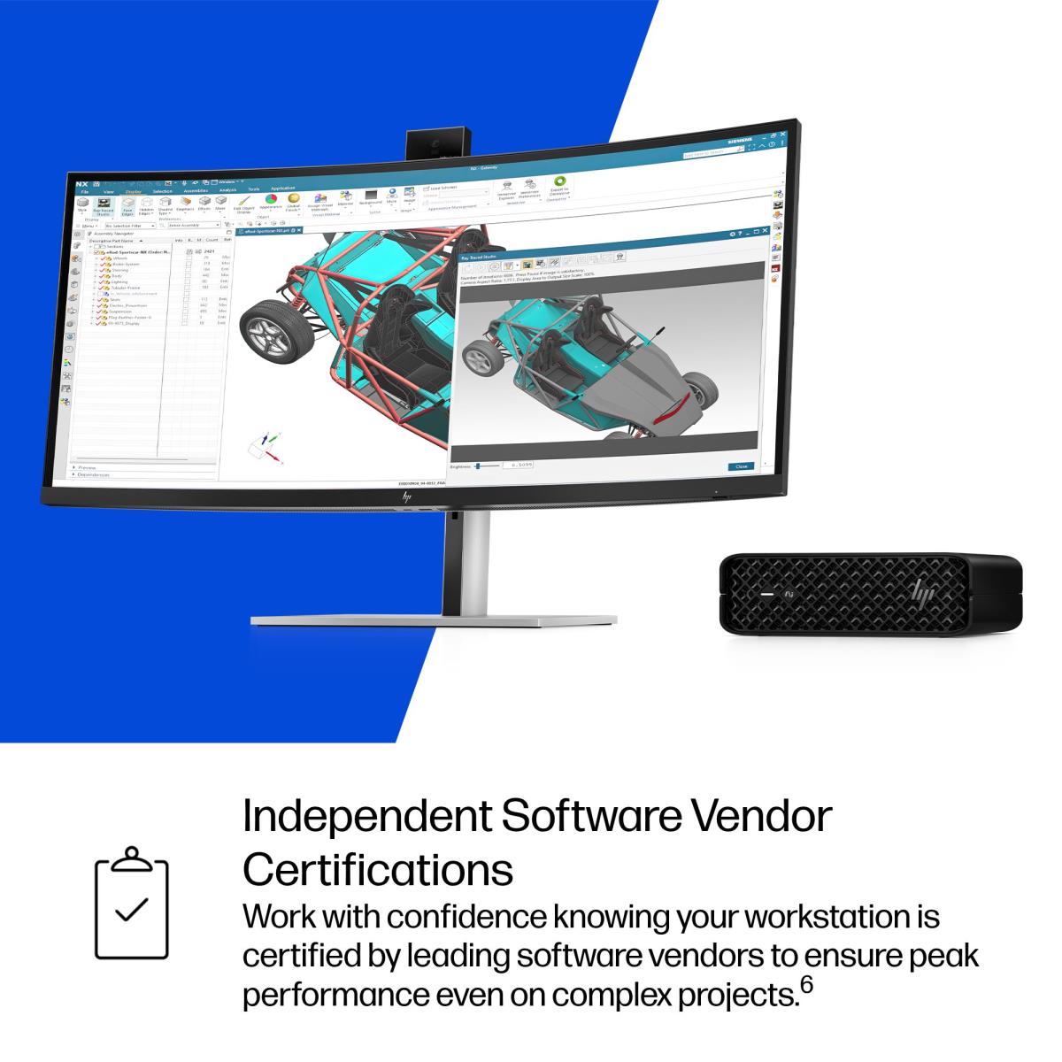 Workstation Z2 G1i - AI PC, AI Workstation - mini 5U - 1 x Core Ultra 9 285K / up to 5.7 GHz - RAM 64 GB - SSD 1 TB - HP Z Turbo Drive, TLC - RTX 4000 Ada - Gigabit Ethernet, IEEE 802.11ax (Wi-Fi 6), Bluetooth 5.4, IEEE 802.11be (Wi-Fi 7) - Win 11 Pro - m thumbnail