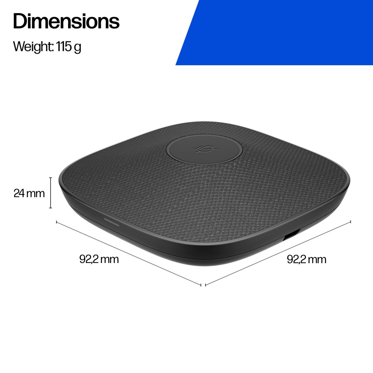 Poly Studio A2 Table Microphone - Microphone - wired - black thumbnail
