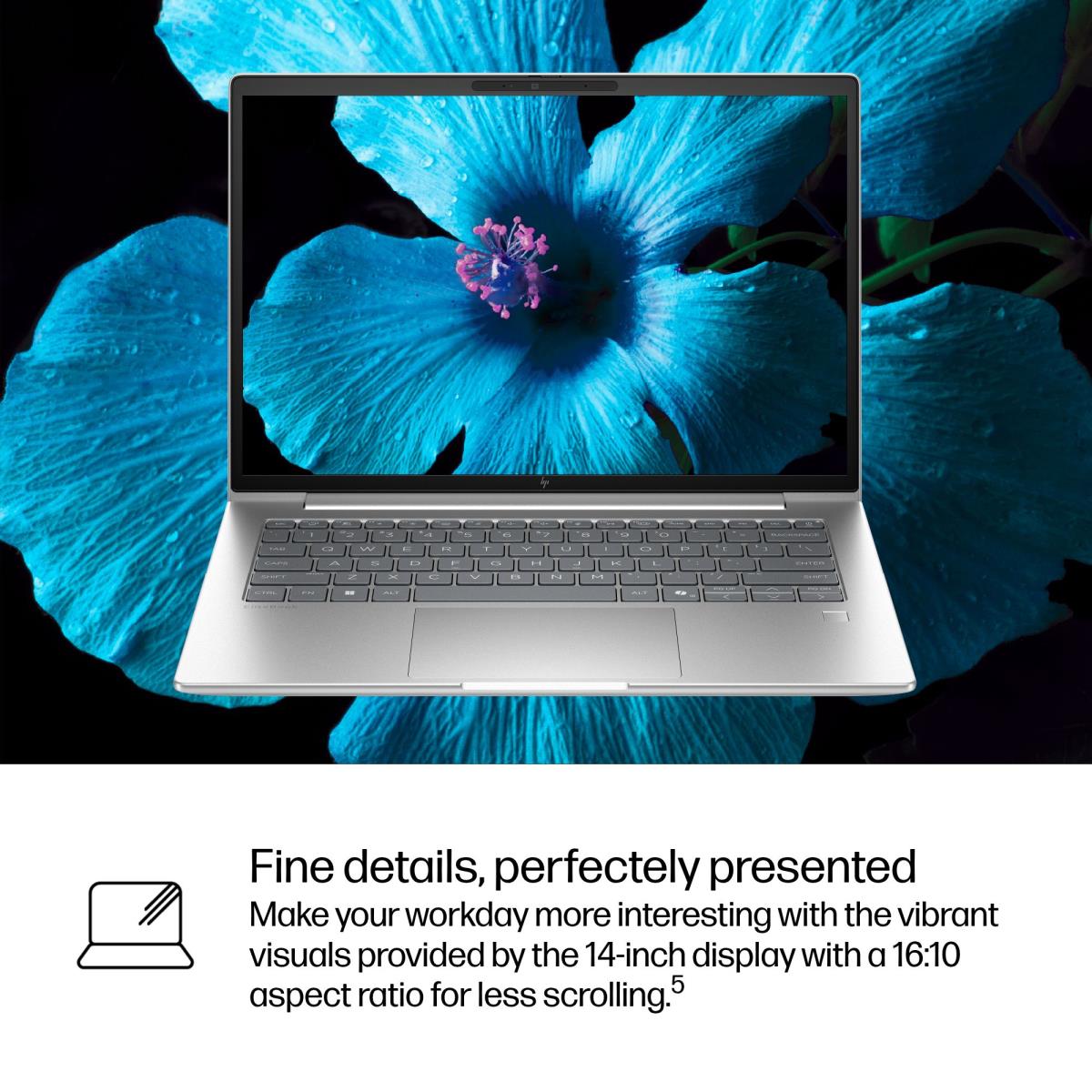 EliteBook 6 G1i Notebook AI - AI PC - 177-degree hinge design - Intel Core Ultra 7 - 255U / up to 5.2 GHz - Win 11 Pro - Intel Graphics - 16 GB RAM - 512 GB SSD NVMe - 14