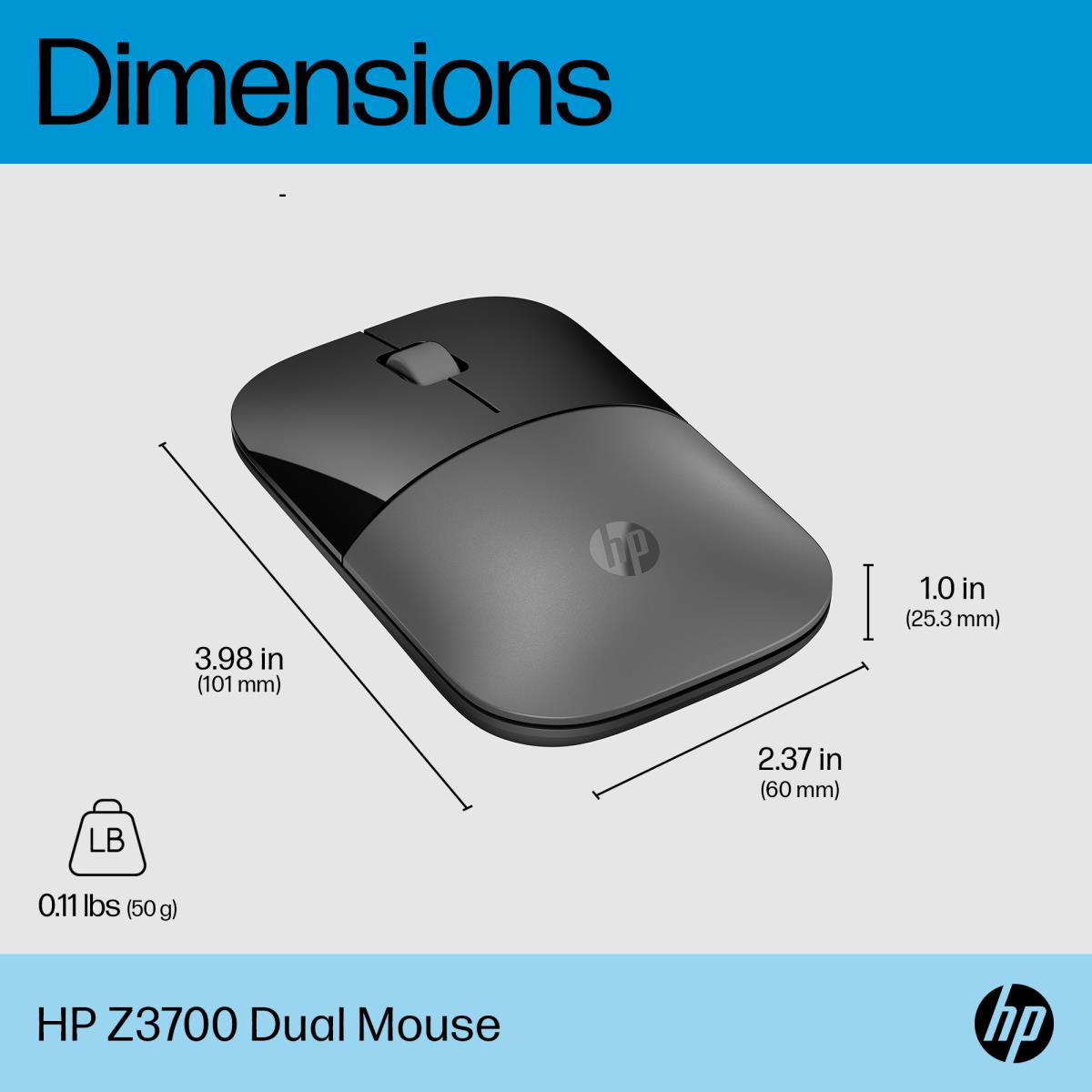 EU Product - Z3700 Dul Silver Mouse thumbnail