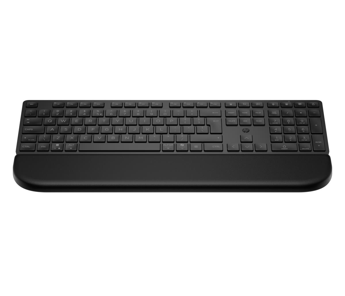 585K - Keyboard - dual mode, 3-zone layout, multi-device, low profile key travel - full size - wireless - Bluetooth, 2.4 GHz - UK - black thumbnail