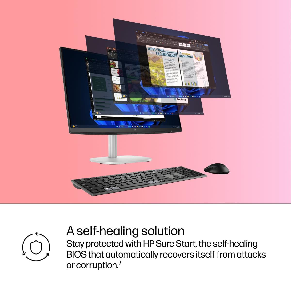 EliteStudio 8 All-in-One G1i 23.8 inch Desktop AI PC  Wolf Pro Security Edition thumbnail