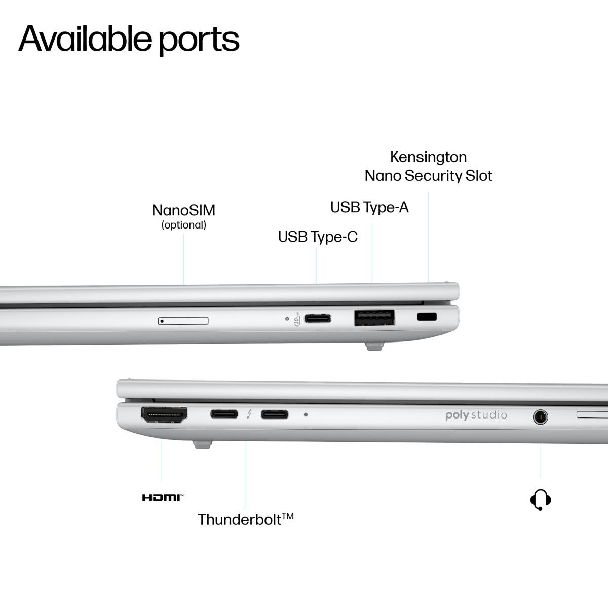 EliteBook 8 G1i Notebook Next Gen AI - Copilot+ PC - Intel Core Ultra 7 - 266V / up to 5 GHz - vPro - Win 11 Pro - Intel Arc Graphics - 16 GB RAM - 512 GB SSD NVMe x 2 - 14
