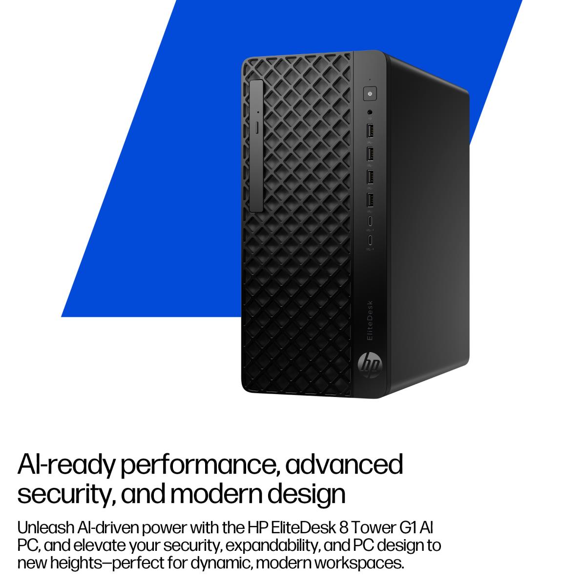 EliteDesk 8 Tower G1i Desktop AI PC  Wolf Pro Security Edition thumbnail