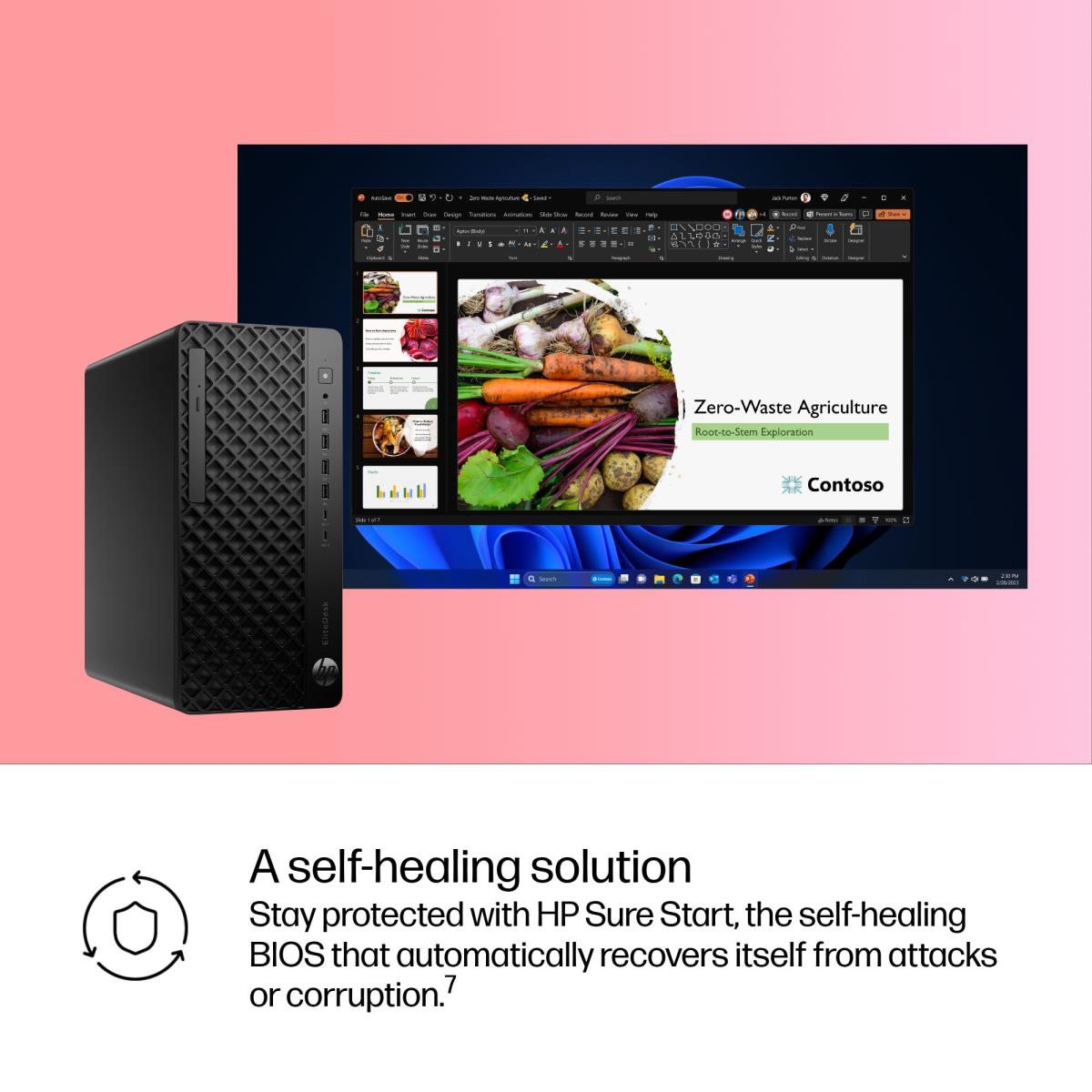 EliteDesk 8 Tower G1i Desktop AI PC  Wolf Pro Security Edition thumbnail