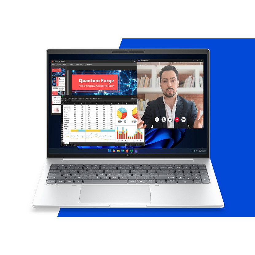 EliteBook 8 G2i Notebook Next Gen AI - Intel Core Ultra 7 - 365 / up to 4.8 GHz - Win 11 Pro - Intel Graphics - 32 GB RAM - 512 GB SSD NVMe - 16