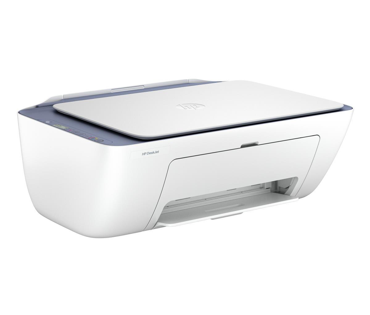Deskjet 2922 All-in-One - Multifunction printer - colour - ink-jet - 216 x 297 mm (original) - A4/Legal (media) - up to 6 ppm (copying) - up to 7.5 ppm (printing) - 60 sheets - USB 2.0, Wi-Fi(n) - OOV white with evening fog accents thumbnail