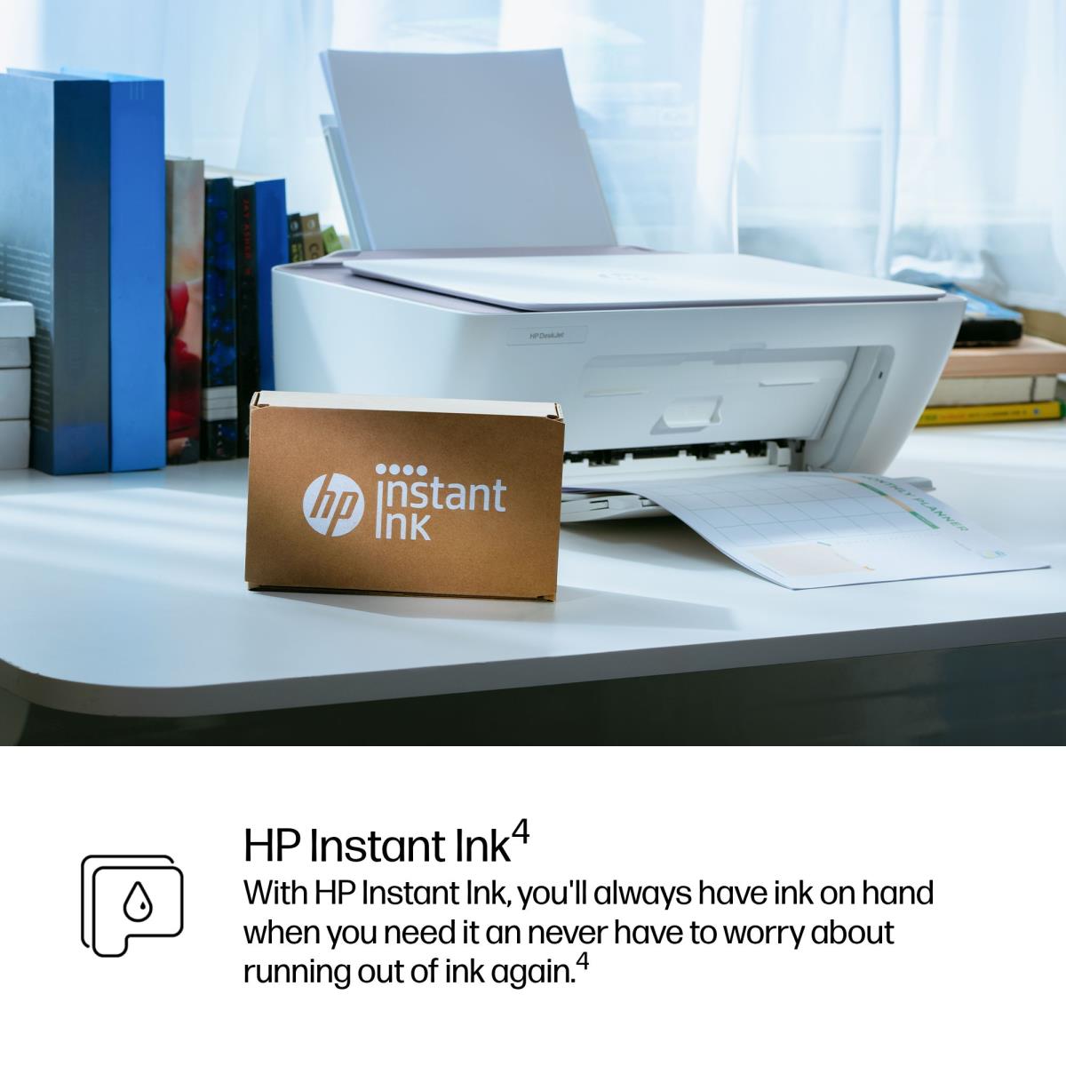 Deskjet 2922 All-in-One - Multifunction printer - colour - ink-jet - 216 x 297 mm (original) - A4/Legal (media) - up to 6 ppm (copying) - up to 7.5 ppm (printing) - 60 sheets - USB 2.0, Wi-Fi(n) - OOV white with evening fog accents thumbnail