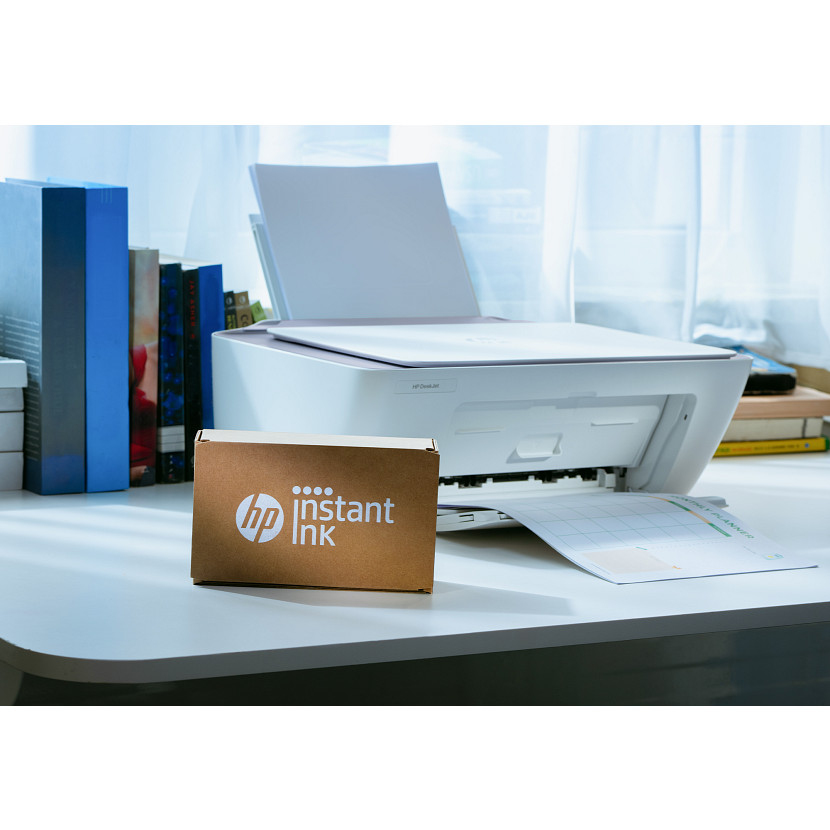 Deskjet 2922 All-in-One - Multifunction printer - colour - ink-jet - 216 x 297 mm (original) - A4/Legal (media) - up to 6 ppm (copying) - up to 7.5 ppm (printing) - 60 sheets - USB 2.0, Wi-Fi(n) - OOV white with evening fog accents thumbnail