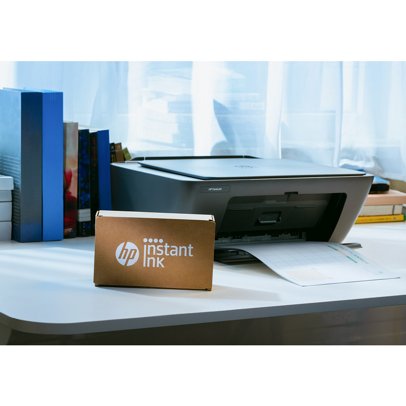 Deskjet 2910 All-in-One - Multifunction printer - colour - ink-jet - 216 x 297 mm (original) - A4/Legal (media) - up to 6 ppm (copying) - up to 7.5 ppm (printing) - 60 sheets - USB 2.0, Wi-Fi(n) - black cement with black cement accent thumbnail