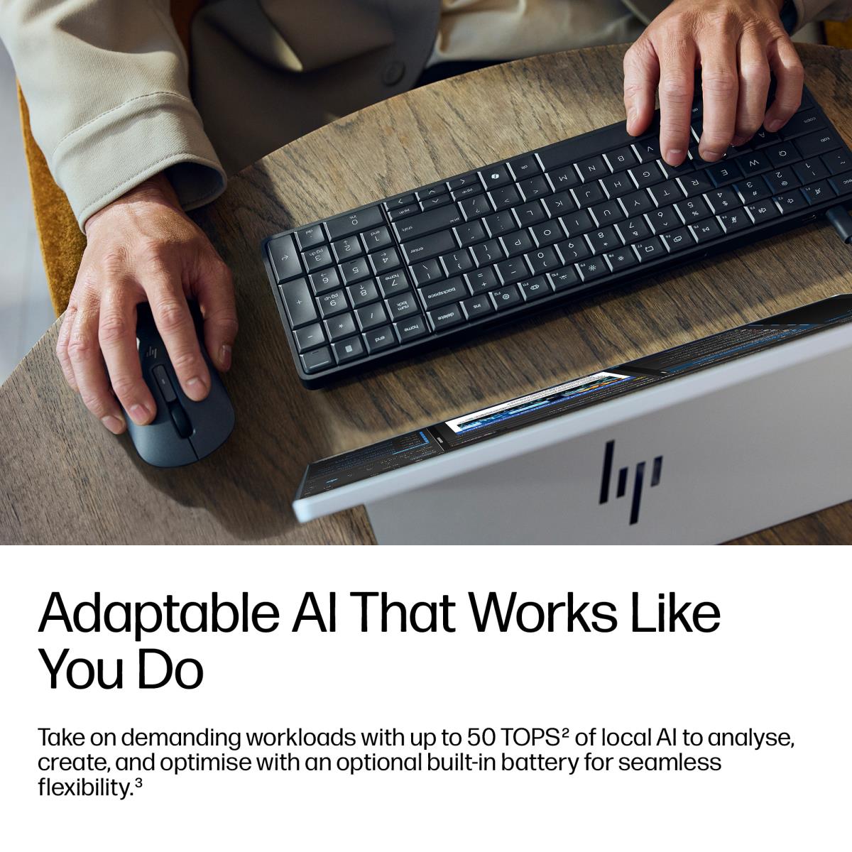 EliteBoard G1a Next Gen AI PC - AI PC, Copilot+ PC - keyboard PC Ryzen AI 5 PRO 340 / up to 4.8 GHz - RAM 24 GB - SSD 512 GB - NVMe - Radeon 840M - IEEE 802.11ax (Wi-Fi 6), IEEE 802.11be (Wi-Fi 7), Bluetooth 6.0 - Win 11 Pro - monitor: none - keyboard: UK thumbnail