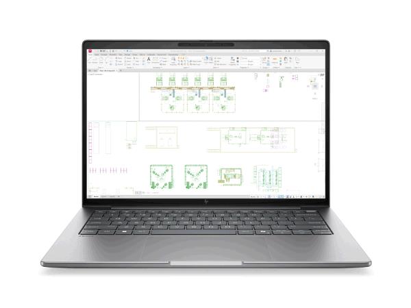 ZBook 8 G2i Mobile Workstation - Copilot+ PC, AI PC, AI Workstation - Intel Core Ultra 7 - 356H / up to 4.7 GHz - Win 11 Pro - RTX PRO 500 Blackwell - 48 GB RAM - 1 TB SSD NVMe - 14
