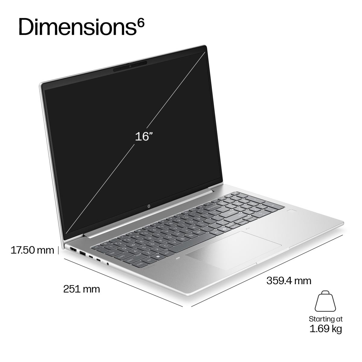 ProBook 4 G2i Notebook - AI PC - Intel Core 7 - 350 / up to 4.8 GHz - Win 11 Pro - Intel Graphics - 16 GB RAM - 512 GB SSD NVMe - 16