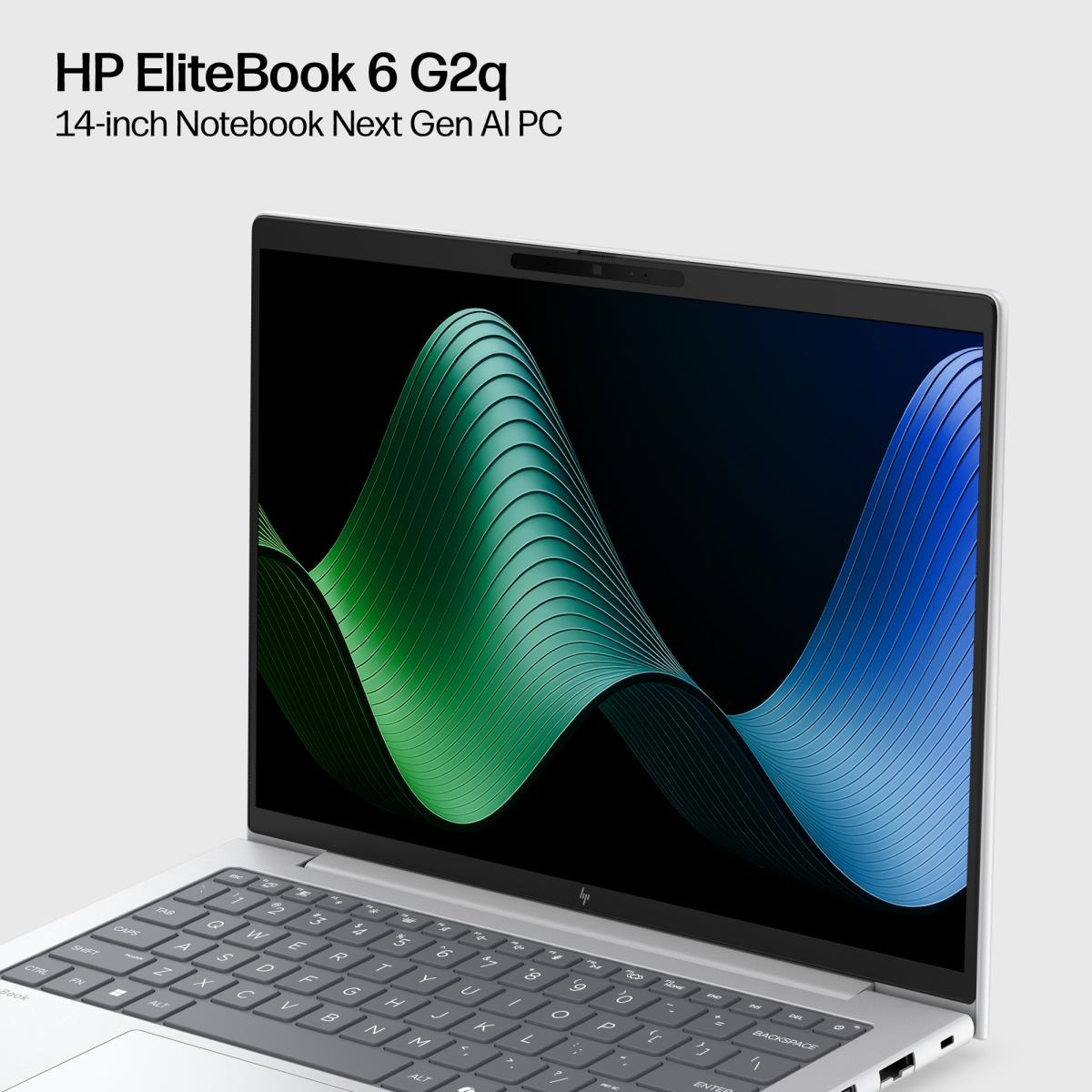 EliteBook 6 G2q Notebook Next Gen AI - Copilot+ PC - Snapdragon X2 Plus - X2P-64-100 / up to 4.04 GHz - Win 11 Pro - Qualcomm Adreno - 16 GB RAM - 512 GB SSD NVMe - 14