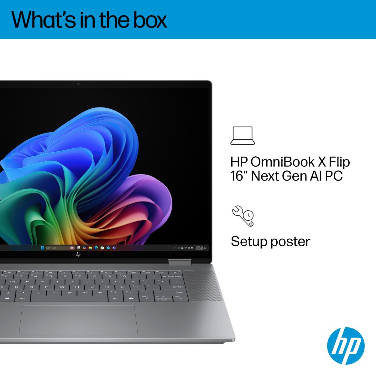 OmniBook X Flip 2-in-1 Laptop Next Gen AI 16-ar0010nax thumbnail