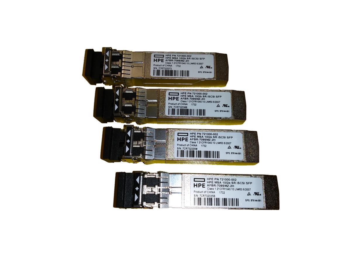 EU Product - E - SFP+-Transceiver-Modul - 10 GigE, iSCSI - 10GBase-SR (Packung mit 4) thumbnail