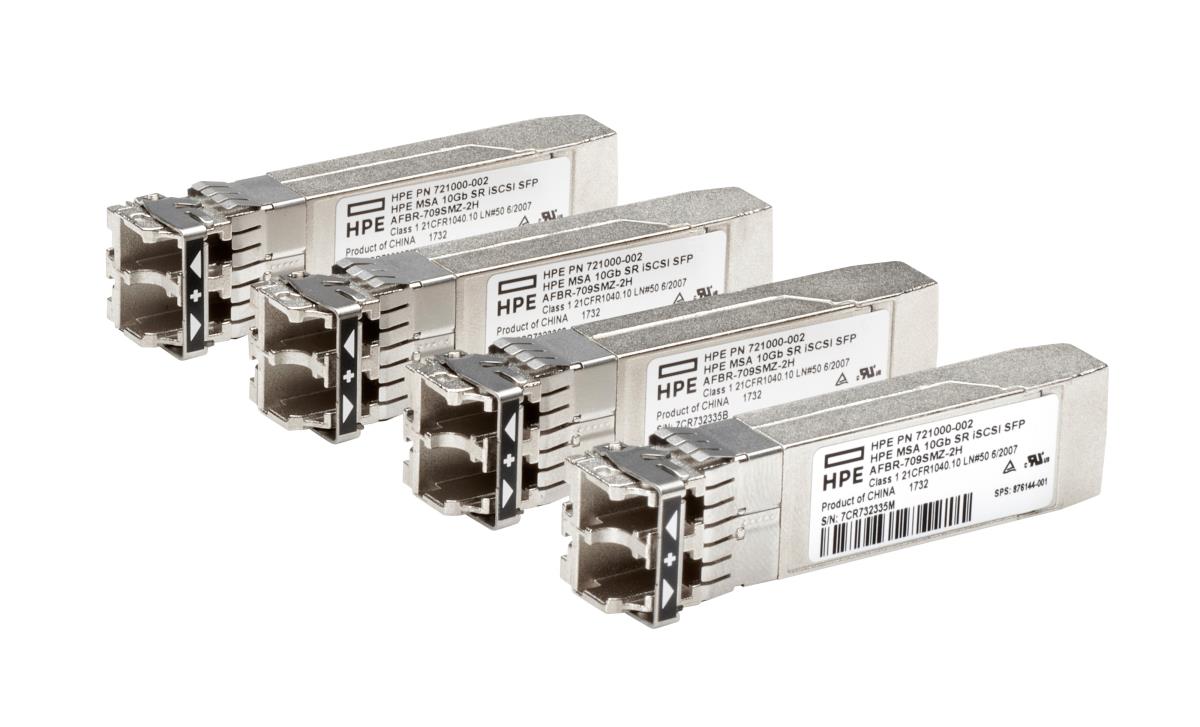 EU Product - E - SFP+-Transceiver-Modul - 10 GigE, iSCSI - 10GBase-SR (Packung mit 4) thumbnail