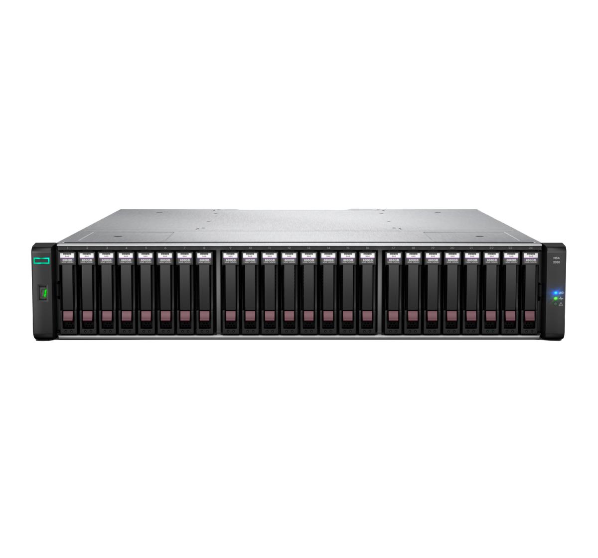 EU Product - E - Modular Smart Array 2050 SAS Dual Controller SFF Storage - Festplatten-Array - 24 Sch�chte (SAS-2) Rack einbauf�hig 2U thumbnail